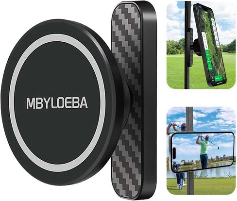 Magnetic Golf Cart Phone Holder Mount Compatible With MagSafe iPhone &Android– N52 Strong Magnetic, 360 ° Rotatable, Suitable for EZGO/Club Car/Yamaha, Golf Cart Accessories for Men Women - Golf Gifts in Kuwait
