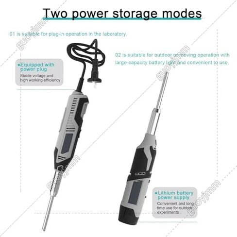 High-Speed Lab Homogenizer 0.5-250ml, Handheld Cosmetic Lotion Mixer with 6mm, 8mm, 10mm Heads, Ideal for Dispersing & Emulsifying in Laboratories in Kuwait
