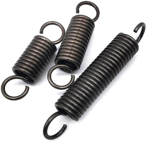 Springs,dualhooksprings, Spring Steel, Wire Diameter 0.7 mm, OD 9 mm, Free Length 100-1000 mm, 5 Pcs(0.7 x 9 x 120 mm) in Saudi Arabia