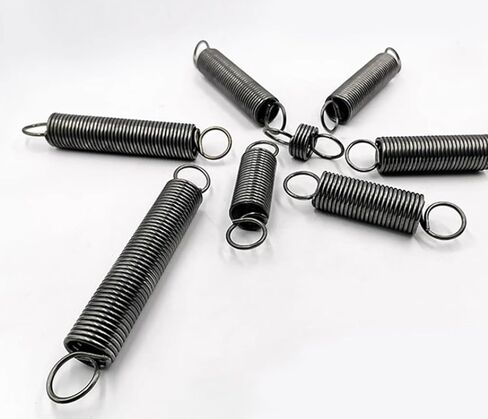 Pull Spring Double Loop Closed Hook, Pack of 10 Extension Spring Loop Hook Tension Spring 0.7x6x(50-100) mm(0.7 x 6 x 80 mm) in Kuwait