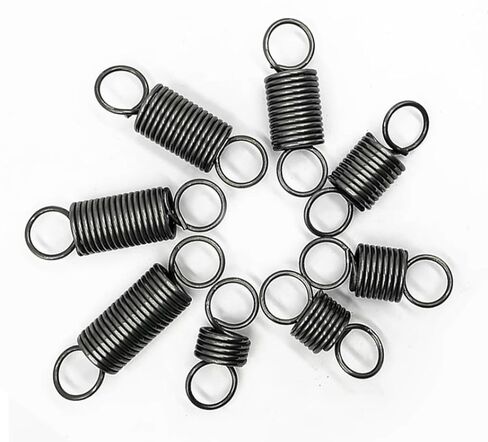 Pull Spring Double Loop Closed Hook, Pack of 10 Extension Spring Loop Hook Tension Pull Back Spring 0.6x8x90mm in Kuwait