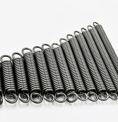 Pull Spring Double Loop Closed Hook, Pack of 10 Extension Spring Loop Hook Tension Pull Back Spring 0.6x8x90mm in Kuwait