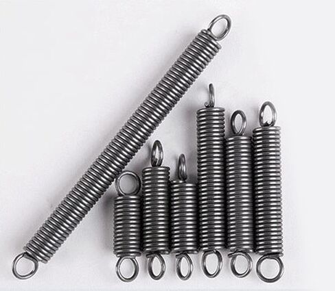 Pull Spring Double Loop Closed Hook, Pack of 10 Spring Steel Hook End Extension Spring Multiple Sizes(0.7 x 8 x 95 mm) in Kuwait