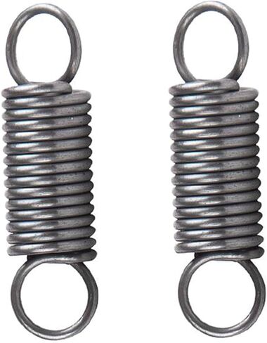 Pull Spring Double Loop Closed Hook, Extension Spring Loop Hook Tension Spring Pack of 10, Wire Diameter 0.7 mm, OD 10 mm, Free Length 50 mm in Saudi Arabia