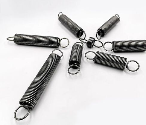Pull Spring Double Loop Closed Hook, 10 Pcs Extension Spring Loop Hook Tension Spring 1.2x11mm Multiple Sizes(1.2 x 11 x 45 mm) in Saudi Arabia