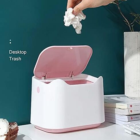 سوب سطح المكتب Can Mini Office Office STROPER BIN BIN BANTHER BIN TABLE طاولة الطعام القمامة علبة سلة المهملات (DINOSAUR WHITE-DINOSAUR DOIDLE4) in Saudi Arabia