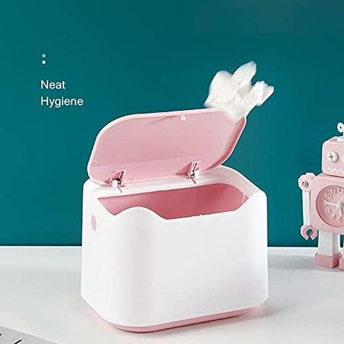 سوب سطح المكتب Can Mini Office Office STROPER BIN BIN BANTHER BIN TABLE طاولة الطعام القمامة علبة سلة المهملات (DINOSAUR WHITE-DINOSAUR DOIDLE4) in Saudi Arabia