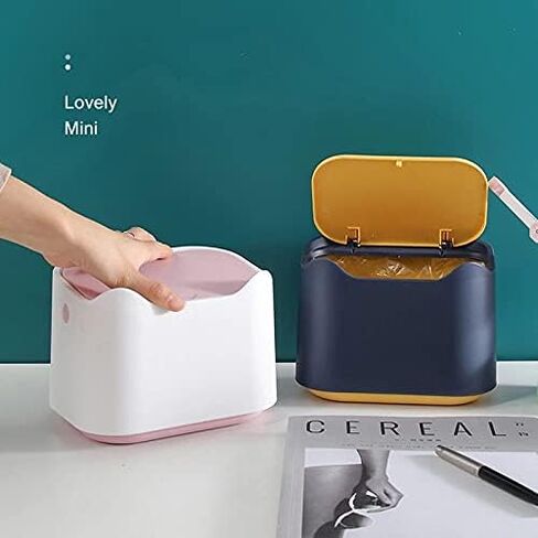سوب سطح المكتب Can Mini Office Office STROPER BIN BIN BANTHER BIN TABLE طاولة الطعام القمامة علبة سلة المهملات (DINOSAUR WHITE-DINOSAUR DOIDLE4) in Saudi Arabia