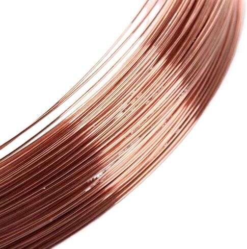 Gauge Copper Wire, 250g/roll 99.9% Pure Copper Wire T2 Copper Red Copper Line Bare Wire Diameter 0.1/0.2/0.3/0.4/0.5/0.6/0.8/1/1.2/1.5/1.8/2/2.5/3/4Mm(0.2mm 894M) in Saudi Arabia