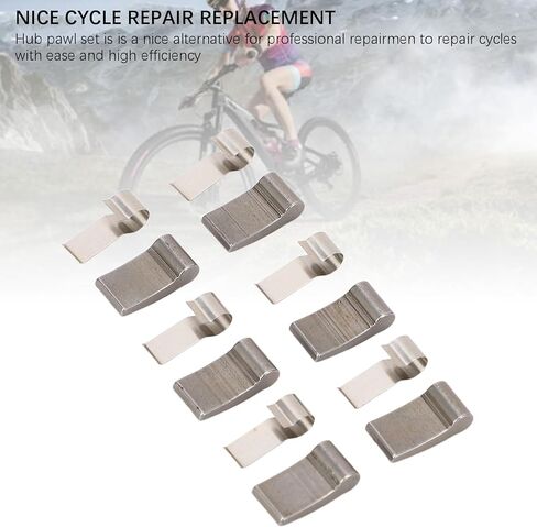 6 Set Hub Pawls Replacement Cycle Universal Spring Claw Set Repair Parts Accessories with Superior Strength for Repairmen in Saudi Arabia