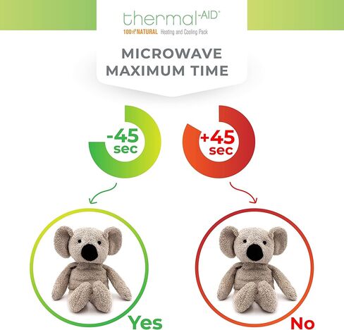 Thermal-Aid Zoo — Ollie The Koala — Kids Hot and Cold Pain Relief Heating Pad Microwavable Stuffed Animal and Cooling Pad — Easy Wash, Natural Sleep Aid — Pregnancy Must-Haves for Baby First Aid Kit in Kuwait