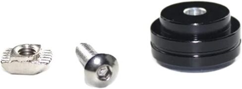 4pcs 2020 Aluminum Profile Foot Pads Anti-Vibration Anti-Slip Support feet Aluminum Rod Connector(Black,19.5mm*9mm*2mm) in Kuwait