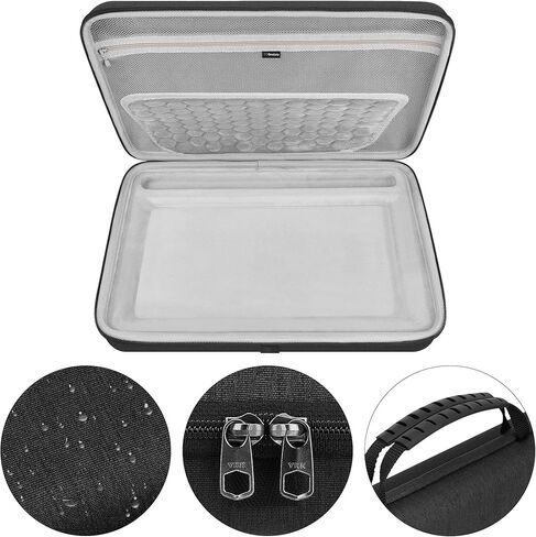 Geekria Hard Shell Travel Careing Case ، حقيبة واقية إيفا متوافقة مع Blackmagic Design Davinci حلقة ألوان صغيرة (رمادية داكنة) in Saudi Arabia