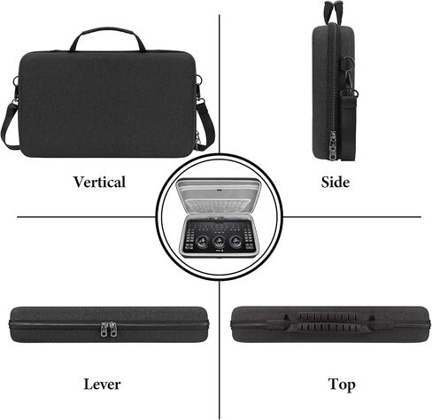 Geekria Hard Shell Travel Careing Case ، حقيبة واقية إيفا متوافقة مع Blackmagic Design Davinci حلقة ألوان صغيرة (رمادية داكنة) in Saudi Arabia