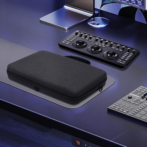 Geekria Hard Shell Travel Careing Case ، حقيبة واقية إيفا متوافقة مع Blackmagic Design Davinci حلقة ألوان صغيرة (رمادية داكنة) in Saudi Arabia