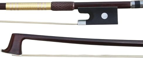 الحجم الكامل القوس الكمان 4/4 Pernambuco Round Stick French Peccatte Model Rococo Steam Steper in Saudi Arabia