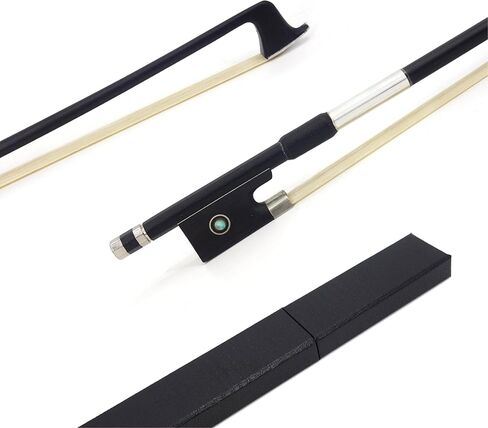 القوس الكمان من ألياف الكربون ، مكافحة التشوه ، متينة ومتوازنة بشكل جيد ، مصنوعة من شعر حصان المنغوليين النطاط ، للمبالغ المهنية ، المبتدئين ، ممارسة الكمان للأطفال (4/4) in Kuwait