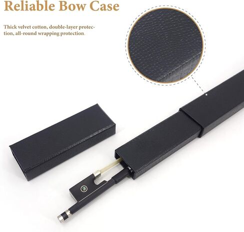 القوس الكمان من ألياف الكربون ، مكافحة التشوه ، متينة ومتوازنة بشكل جيد ، مصنوعة من شعر حصان المنغوليين النطاط ، للمبالغ المهنية ، المبتدئين ، ممارسة الكمان للأطفال (4/4) in Kuwait