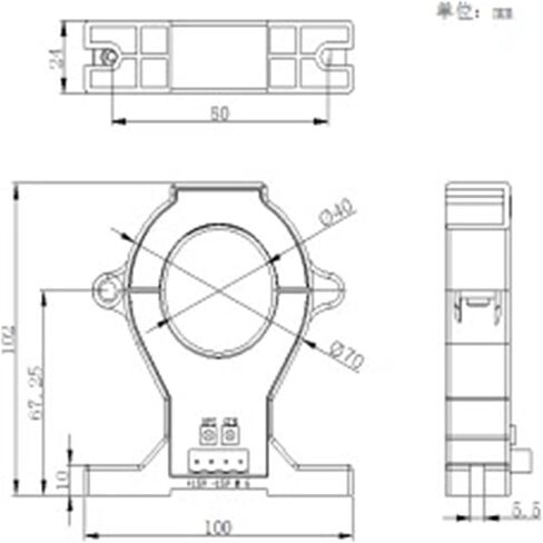 مستشعر محول المحول الحالي 5V/4V الإدخال 0 ~ A AHKC-EKB in Saudi Arabia