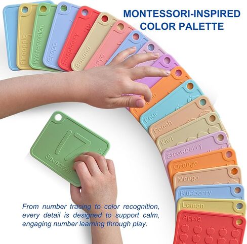 SiliABCs Alphabet Flash Cards, Non-Toxic Silicone Baby Toddler Flash Cards, Montessori Sensory ABC Toys, Preschool Learning Activities, Dishwasher Safe Silicone ABC Letters Flashcards in Saudi Arabia