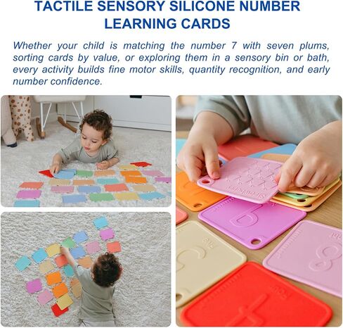 SiliABCs Alphabet Flash Cards, Non-Toxic Silicone Baby Toddler Flash Cards, Montessori Sensory ABC Toys, Preschool Learning Activities, Dishwasher Safe Silicone ABC Letters Flashcards in Saudi Arabia