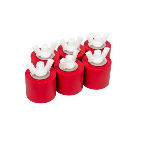 مجموعة المكونات المغلقة - مقابس اختبار ضغط الخط الأحمر ، مجموعة المكونات المغلقة - مقابس اختبار ضغط الخط الأحمر ، نطاق 1/4 بوصة إلى 1 بوصة ، حزمة من أحجام متعددة in Kuwait