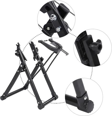 Ejoyous Wheel Truing Stand, Foldable Maintenance Holder Stand, Sturdy Cycling Repair Stand Accessory Fit for 16 to 29 Inch Wheel in Saudi Arabia