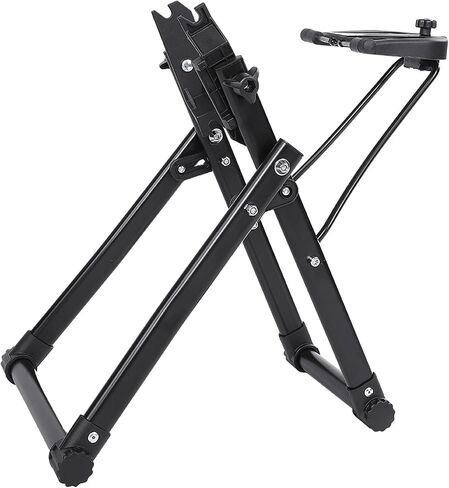 Ejoyous Wheel Truing Stand, Foldable Maintenance Holder Stand, Sturdy Cycling Repair Stand Accessory Fit for 16 to 29 Inch Wheel in Saudi Arabia