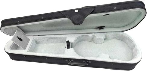 Silvio 4/4 الكمان الأسود الصوتي - الحجم الكامل ، للمبتدئين ، يشمل حالة ، موالف ، روزن ، راحة الكتف ، أقواس 2 ، سلاسل احتياطية ، كتم - أسود - مناسب للبالغين والمبتدئين in Kuwait