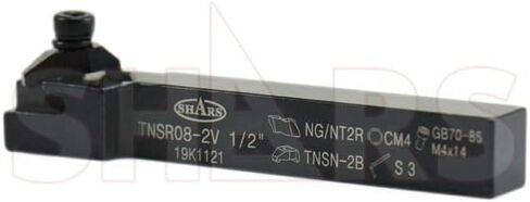 Shars 1/2 "Shank RH TNSR 08-2V Notch Threading and Grooving Tool حامل 404-0072 P] in Saudi Arabia