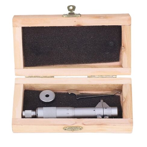 Inside Diameter Micrometer Set 5-30mm Alloy Steel Precision Measuring Tool with Wooden Case in Saudi Arabia