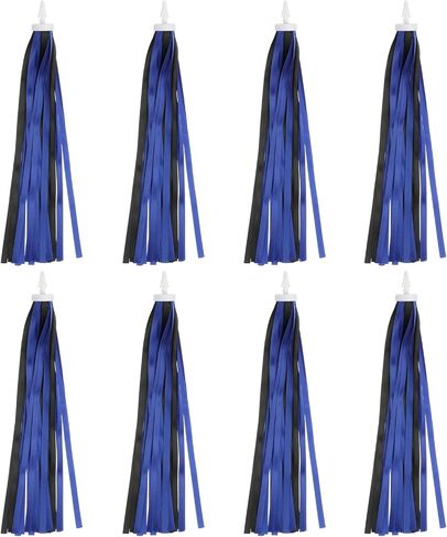 MECCANIXITY Bike Streamers Colorful Bike Tassels Scooter Handlebar Streamers Bicycle Tassel Ribbon for Girls Bicycle Tricycle Handles Accessory in Saudi Arabia