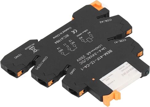 FTVOGUE DC Control AC Solid State Relay Module Ultra Thin SPDT 6A 6V to 24V, DIN Rail Mount, Relay in Saudi Arabia