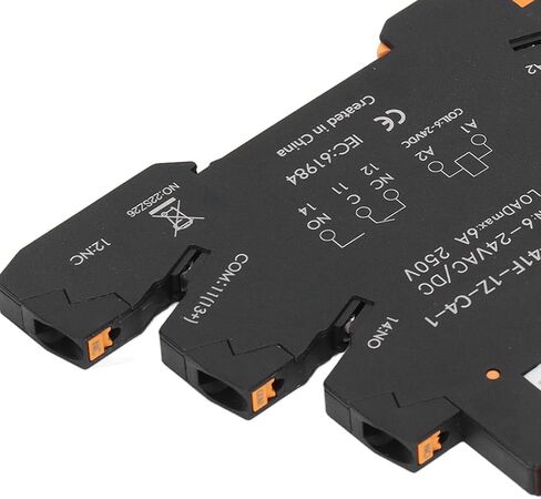 FTVOGUE DC Control AC Solid State Relay Module Ultra Thin SPDT 6A 6V to 24V, DIN Rail Mount, Relay in Saudi Arabia