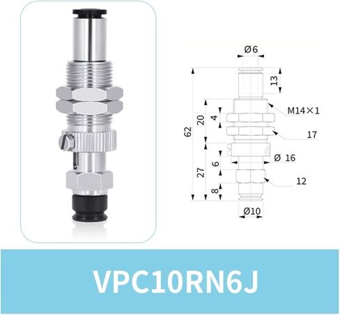 1PCS VPC-2/3/4/6/8/10/15/20/40/40/50RN-4J/6J ROND ROD ROD Black NBR CUSTER SECTION CUP (VPC6RN4J) in Kuwait