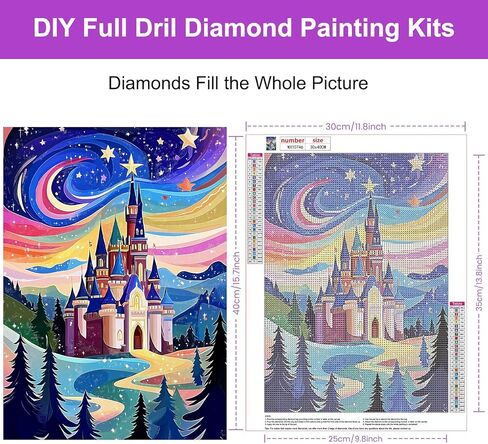 Heibago Diamond Art Painting Kits للبالغين ، Dreamcatcher 5D Diamond Painting Dots Kits للبالغين المبتدئين ، DIY كامل الجولة الجوهرية للفنون الفنية من الماس ، ديكور الجدار المنزلي 12 × 16 بوصة in Saudi Arabia