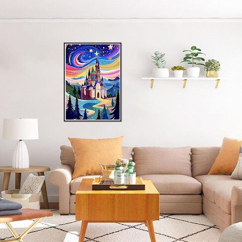 Heibago Diamond Art Painting Kits للبالغين ، Dreamcatcher 5D Diamond Painting Dots Kits للبالغين المبتدئين ، DIY كامل الجولة الجوهرية للفنون الفنية من الماس ، ديكور الجدار المنزلي 12 × 16 بوصة in Saudi Arabia