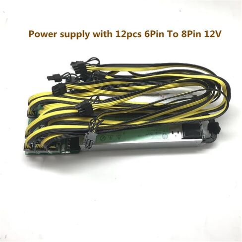 HSTNS-PL30-AD 1200W إمدادات الطاقة 748896-001 748283-201 746073-001 لمصدر طاقة خادم DL580 G9 مع 12pcs 6pin إلى 8pin (مزود طاقة مفرد) in Kuwait