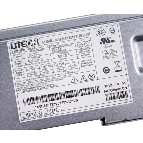 for M73 M83 M93 PS-4241-01 PS-4241-02 240W Power Supply 54Y8901 54Y8874 54Y8858 54Y8897 14PIN+4PIN in Kuwait