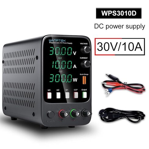 Adjustable Power Supply 30V 10A Lab Programmable Memory Function Bench Power Voltage Regulator Switch 60V 5A(120V 3A) in Kuwait