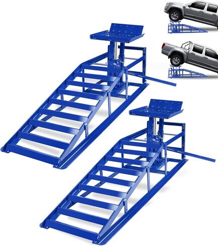 2 عبوة هيدروليكي سيار منحدرات 5T 11000 رطل منخفضة خدمة رفع السيارة المنحدرات مرآب الشاحنة ، ارتفاع هيدروليكي مركبة هيدروليكية. in Kuwait