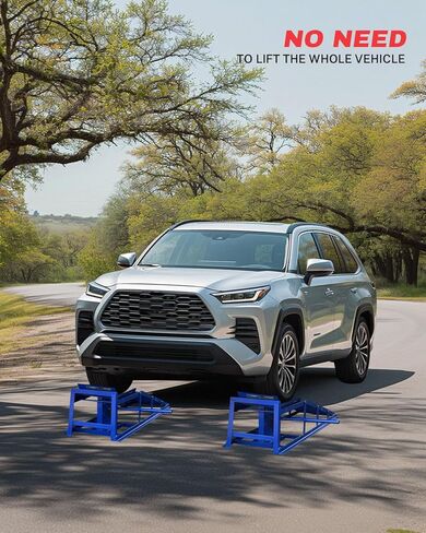 2 عبوة هيدروليكي سيار منحدرات 5T 11000 رطل منخفضة خدمة رفع السيارة المنحدرات مرآب الشاحنة ، ارتفاع هيدروليكي مركبة هيدروليكية. in Kuwait