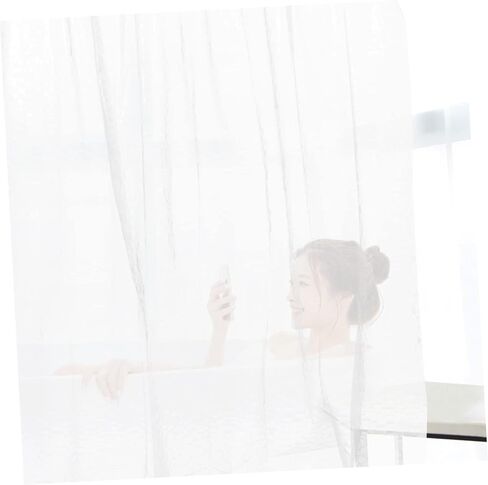 Pretyzoom سميكة بيفا دش ستارة طويلة الحمام الستائر حوض الاستحمام المنزل ديكور دش بطانة العائلة الافتراض العمودي مناسب in Saudi Arabia