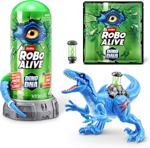 Robo Alive Dino DNA (T-Rex) by ZURU, Light up Dinosaur Toy, Surprise Unboxing in Saudi Arabia