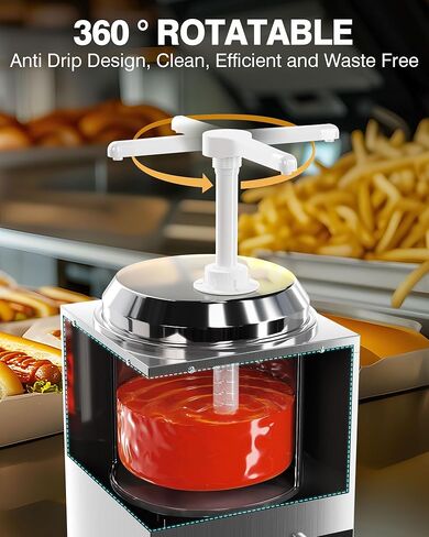 WantJoin Nacho Cheese Dispenser Pump for 4.6Qt Nacho Cheese Dispenser (30cc/2-Pack) Heavy Duty Pump Dispenser for WantJoin 4.6Qt Nacho Cheese Warmer in Kuwait