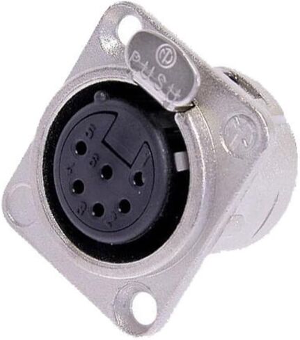 Neutrik NC6FD-L-1 XLR 6 PIN لوحة الهيكل الإناث in Saudi Arabia