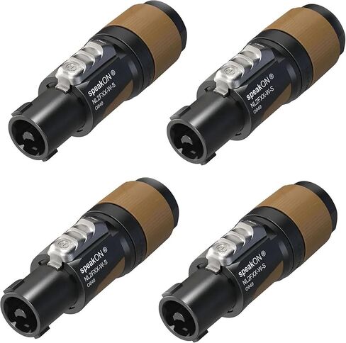 Genuine Neutrik SpeakOn NL2FXX-W-S 2 Pole Inline Female Locking Speaker Connector (4) in Saudi Arabia
