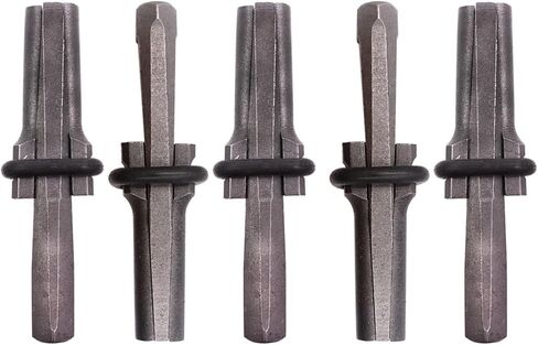 5pieces Wedges and Shims Heavy Duty Stone Splitting Tool for Concrete Rock Stone Splitters Marble Granites Hand Tool in Saudi Arabia