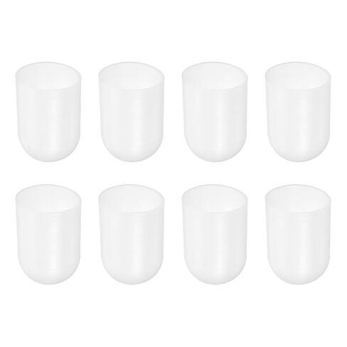 Uxcell 8pcs أغطية نهاية السيليكون ، 38 ملم (1-1/2 ") معرف 38 مم (1-1/2") ارتفاع محاذاة ترابط المسمار المرن من المطاط المرن الناعم. in Saudi Arabia
