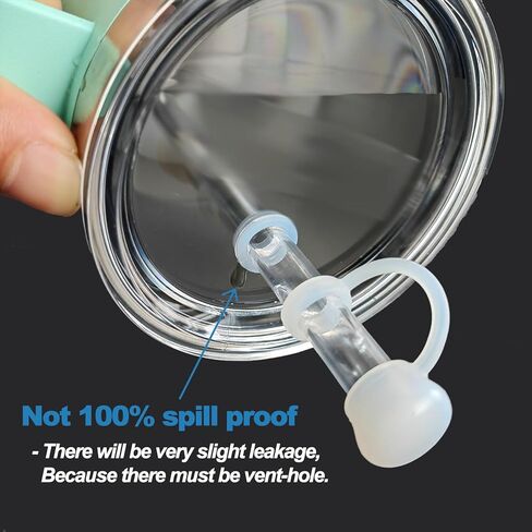 Silicone Spill Stopper Compatible with YETI Straw Cup, Mug Tumbler Accessories Including 2 Straw Cover Topper Cap, 2 Leak Proof Stopper in Kuwait